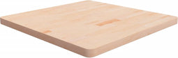 vidaXL - Tafelblad - vierkant - 80x80x4 - cm - onbehandeld - massief - eikenhout