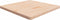 vidaXL - Tafelblad - vierkant - 80x80x4 - cm - onbehandeld - massief - eikenhout
