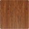 vidaXL - Tafelblad - vierkant - 80x80x4cm - behandeld - eiken - donkerbruin