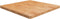 vidaXL - Tafelblad - vierkant - 80x80x4cm - massief - eikenhout - lichtbruin