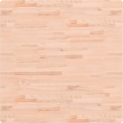 vidaXL - Tafelblad - vierkant - 90x90x1,5 - cm - massief - beukenhout
