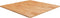 vidaXL - Tafelblad - vierkant - 90x90x1,5cm - massief - eiken - lichtbruin