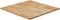 vidaXL - Tafelblad - vierkant - 90x90x1,5cm - massief - eiken - lichtbruin