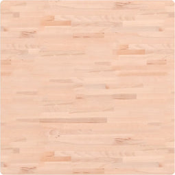 vidaXL - Tafelblad - vierkant - 90x90x2,5 - cm - massief - beukenhout