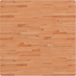 vidaXL - Tafelblad - vierkant - 90x90x2,5 - cm - massief - beukenhout