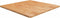 vidaXL - Tafelblad - vierkant - 90x90x2,5 - cm - massief - eiken - lichtbruin