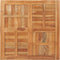 vidaXL - Tafelblad - vierkant - 90x90x2,5 - cm - massief - teakhout