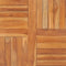 vidaXL - Tafelblad - vierkant - 90x90x2,5 - cm - massief - teakhout
