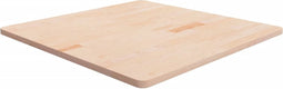 vidaXL - Tafelblad - vierkant - 90x90x2,5 - cm - onbehandeld - massief - eikenhout