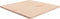 vidaXL - Tafelblad - vierkant - 90x90x2,5 - cm - onbehandeld - massief - eikenhout
