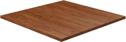 vidaXL - Tafelblad - vierkant - 90x90x2,5cm - behandeld - eiken - donkerbruin