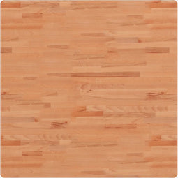 vidaXL - Tafelblad - vierkant - 90x90x4 - cm - massief - beukenhout