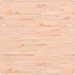 vidaXL - Tafelblad - vierkant - 90x90x4 - cm - massief - beukenhout