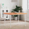 vidaXL - Tafelblad - vierkant - 90x90x4 - cm - massief - beukenhout