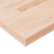 vidaXL - Tafelblad - vierkant - 90x90x4 - cm - onbehandeld - massief - eikenhout