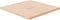 vidaXL - Tafelblad - vierkant - 90x90x4 - cm - onbehandeld - massief - eikenhout