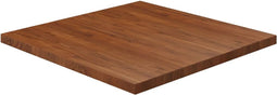 vidaXL - Tafelblad - vierkant - 90x90x4cm - behandeld - eiken - donkerbruin