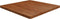vidaXL - Tafelblad - vierkant - 90x90x4cm - behandeld - eiken - donkerbruin