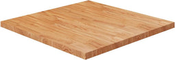 vidaXL - Tafelblad - vierkant - 90x90x4cm - massief - eikenhout - lichtbruin