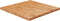vidaXL - Tafelblad - vierkant - 90x90x4cm - massief - eikenhout - lichtbruin