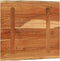 vidaXL - Tafelblad - vierkant - natuurlijke - rand - 40x40x3,8 - cm - acaciahout