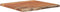 vidaXL - Tafelblad - vierkant - natuurlijke - rand - 60x60x2,5 - cm - acaciahout