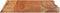 vidaXL - Tafelblad - vierkant - natuurlijke - rand - 60x60x2,5 - cm - acaciahout