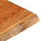 vidaXL - Tafelblad - vierkant - natuurlijke - rand - 80x80x2,5 - cm - acaciahout