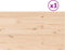 vidaXL - Tafelbladen - 3 - st - rechthoekig - 80x47x1,7 - cm - massief - grenenhout