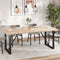 vidaXL - Tafelbladen - 4 - st - rechthoekig - 100x50x2,5 - cm - massief - grenenhout