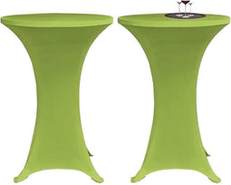 vidaXL - Tafelhoes - stretch - 2 - stuks - 60 - cm - groen