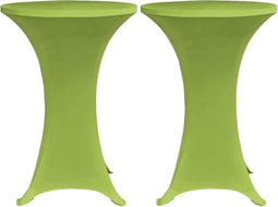 vidaXL - Tafelhoes - stretch - 2 - stuks - 70 - cm - groen