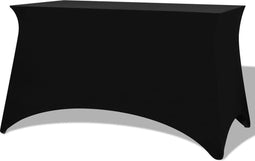 vidaXL - Tafelhoes - stretch - zwart - 183x76x74 - cm - 2 - st