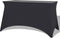 vidaXL - Tafelhoes - stretch - zwart - 243x76x74 - cm - 2 - st