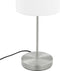 vidaXL Tafellampen 2 st met aanraakknop E14 wit