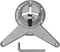 vidaXL - Tafelpoten - in - hoogte - verstelbaar - chroom - 1100 - mm - 4 - st
