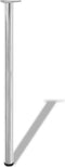 vidaXL - Tafelpoten - in - hoogte - verstelbaar - chroom - 1100 - mm - 4 - st