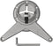 vidaXL - Tafelpoten - in - hoogte - verstelbaar - chroom - 710 - mm - 4 - st