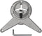 vidaXL - Tafelpoten - in - hoogte - verstelbaar - chroom - 870 - mm - 4 - st