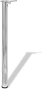 vidaXL - Tafelpoten - in - hoogte - verstelbaar - chroom - 870 - mm - 4 - st