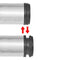 vidaXL - Tafelpoten - in - hoogte - verstelbaar - geborsteld - nikkel - 1100 - mm - 4 - st
