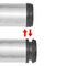 vidaXL - Tafelpoten - in - hoogte - verstelbaar - geborsteld - nikkel - 870 - mm - 4 - st