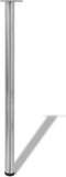 vidaXL - Tafelpoten - in - hoogte - verstelbaar - geborsteld - nikkel - 1100 - mm - 4 - st