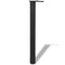 vidaXL - Tafelpoten - in - hoogte - verstelbaar - zwart - 710 - mm - 4 - st