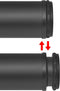vidaXL - Tafelpoten - in - hoogte - verstelbaar - zwart - 870 - mm - 4 - st