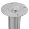 vidaXL - Tafelpoten - telescopisch - geborsteld - nikkel - - 710 - mm - - - 1100 - mm - 2 - st