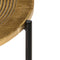 vidaXL - Tafelset - met - messing - bedekt - MDF - 2-delig