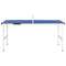 vidaXL - Tafeltennistafel - met - net - 5 - feet - 152x76x66 - cm - blauw