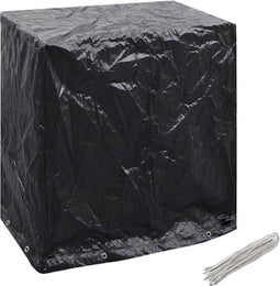 vidaXL - Tafeltennistafelhoes - met - 8 - oogjes - 160x55x182 - cm