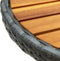 vidaXL - Tafeltje - 60 - cm - poly - rattan - en - massief - acaciahout - grijs